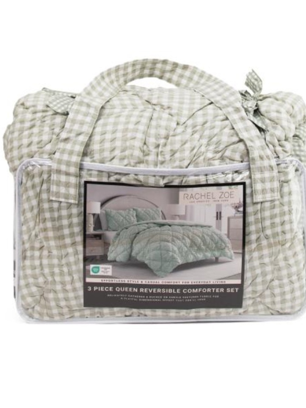 Rachel Zoe Gingham Comforter Set